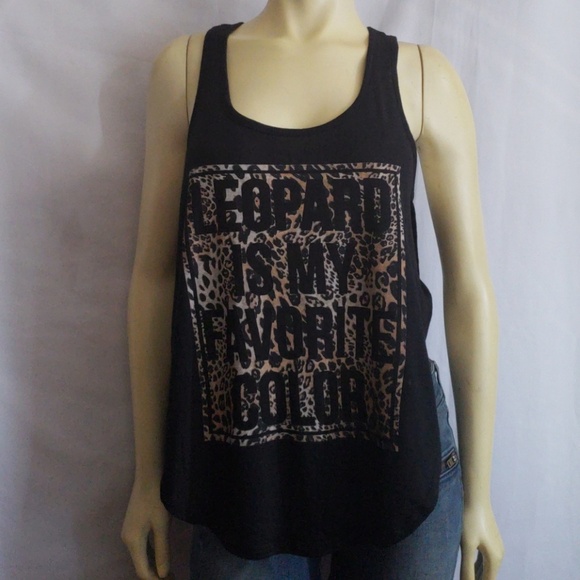 NEW GUESS BLACK TOP SZ M - Picture 1 of 5